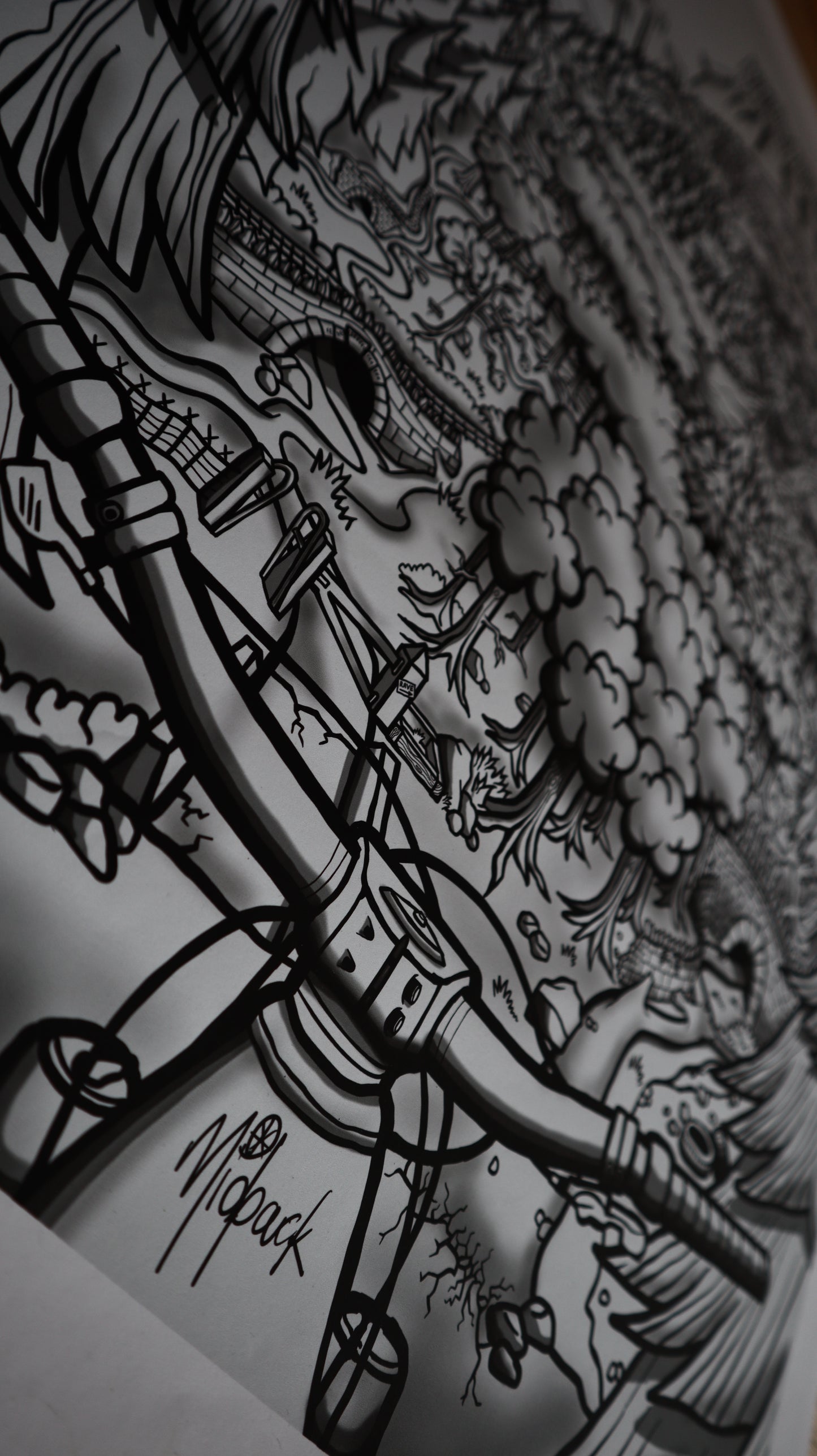 WHARNCLIFFE FOREVER - Sketch Art Print (unframed)