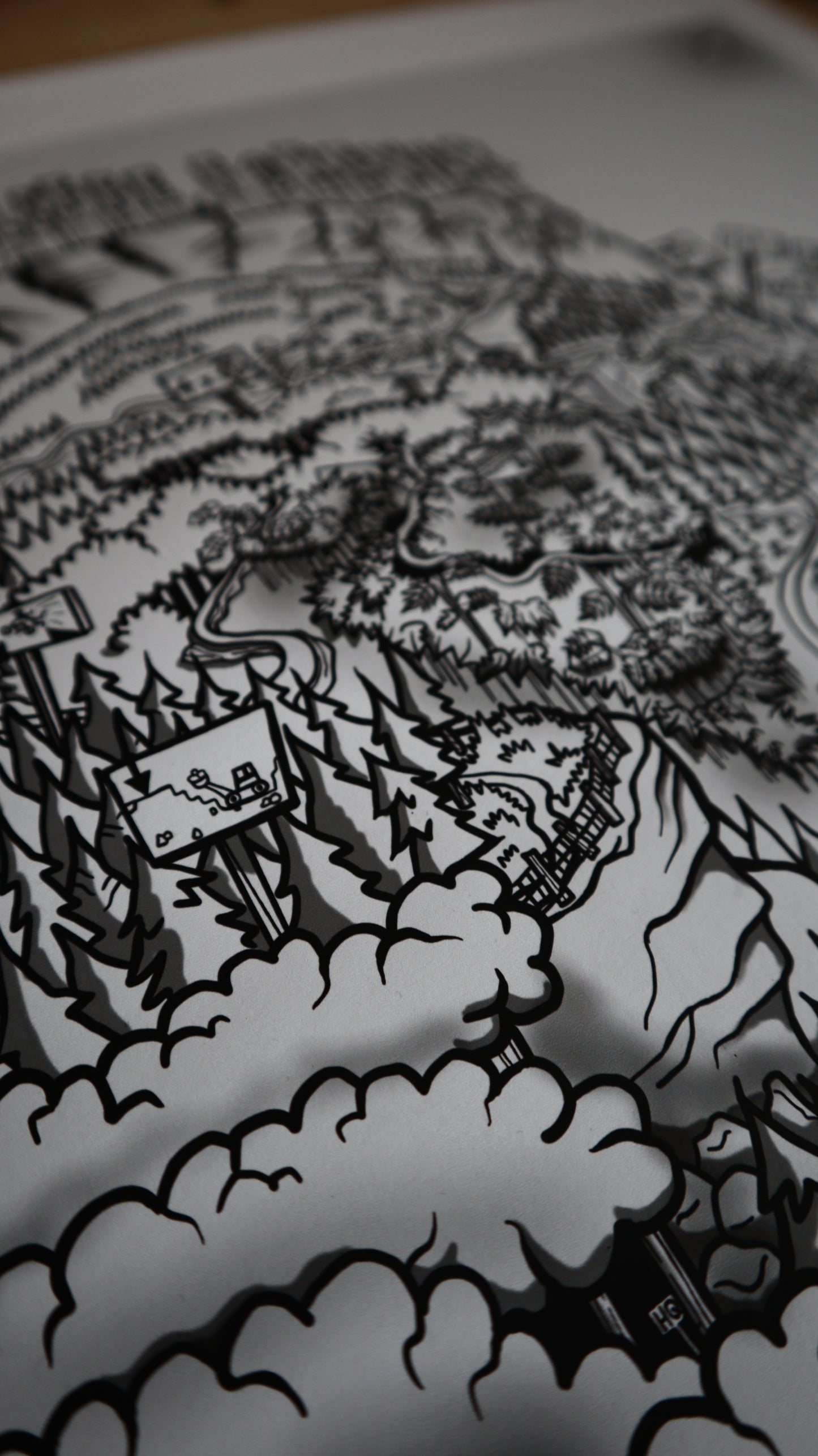 WHARNCLIFFE FOREVER - Sketch Art Print (unframed)