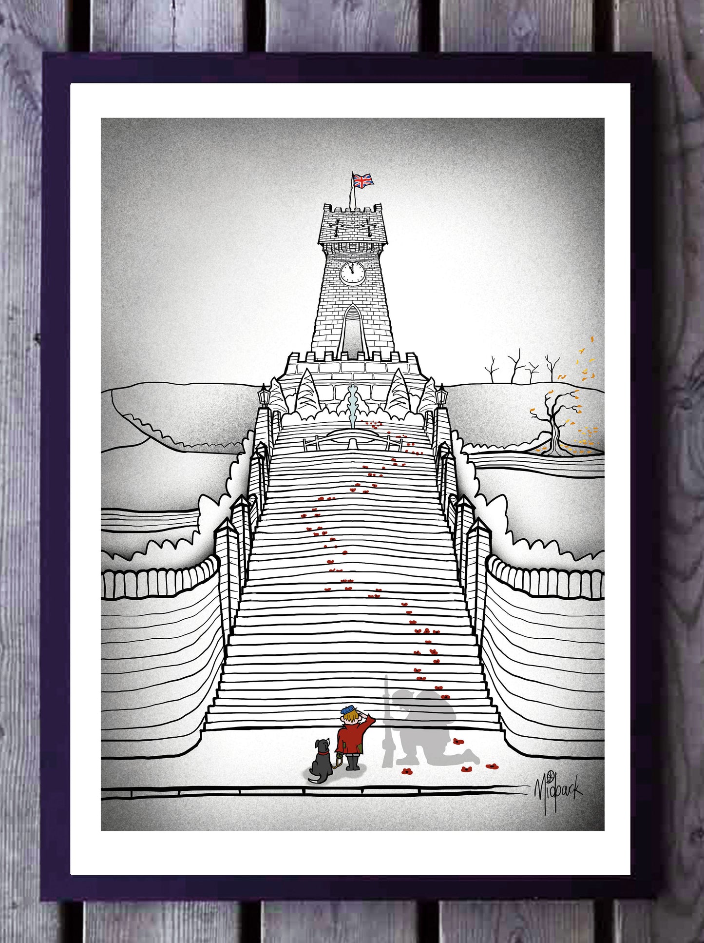 THE CLOCK TOWER PRINT (unframed)