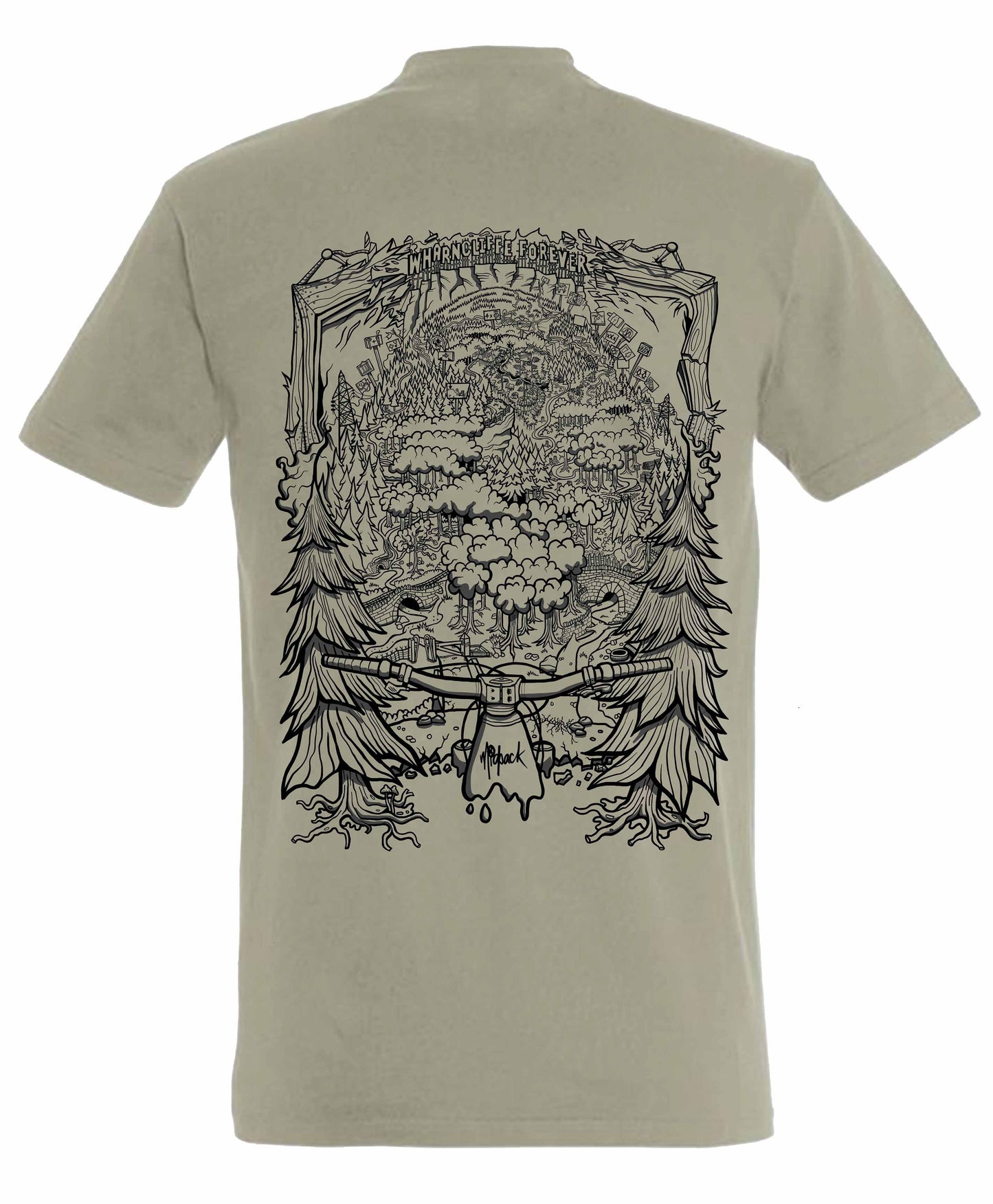 WHARNCLIFFE FOREVER T-SHIRT KHAKI GREEN