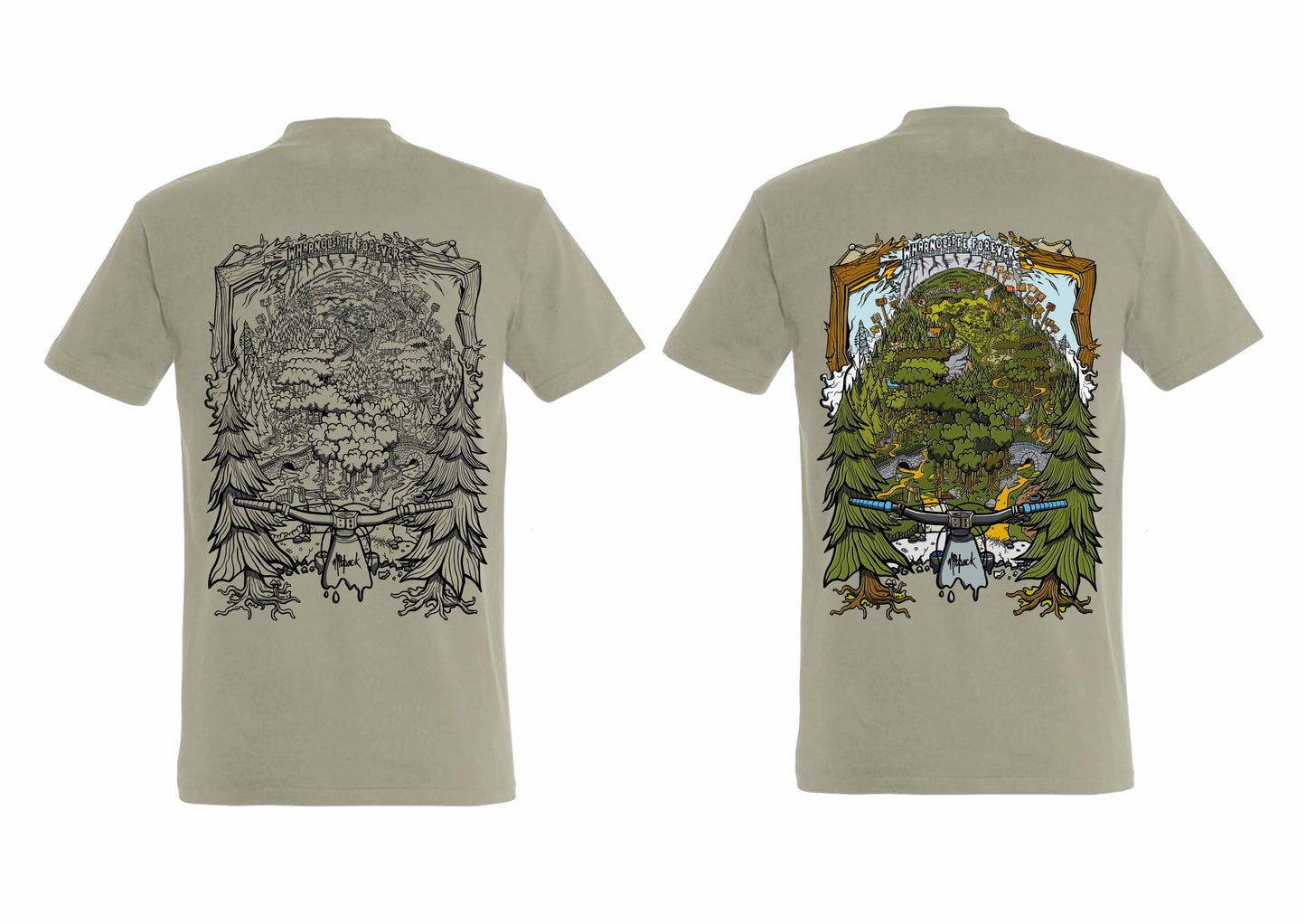 WHARNCLIFFE FOREVER T-SHIRT KHAKI GREEN