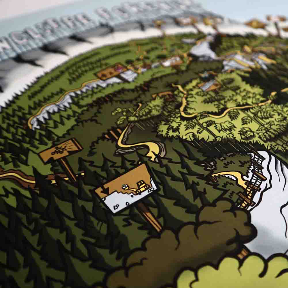 WHARNCLIFFE FOREVER - Colour Art Print (unframed)