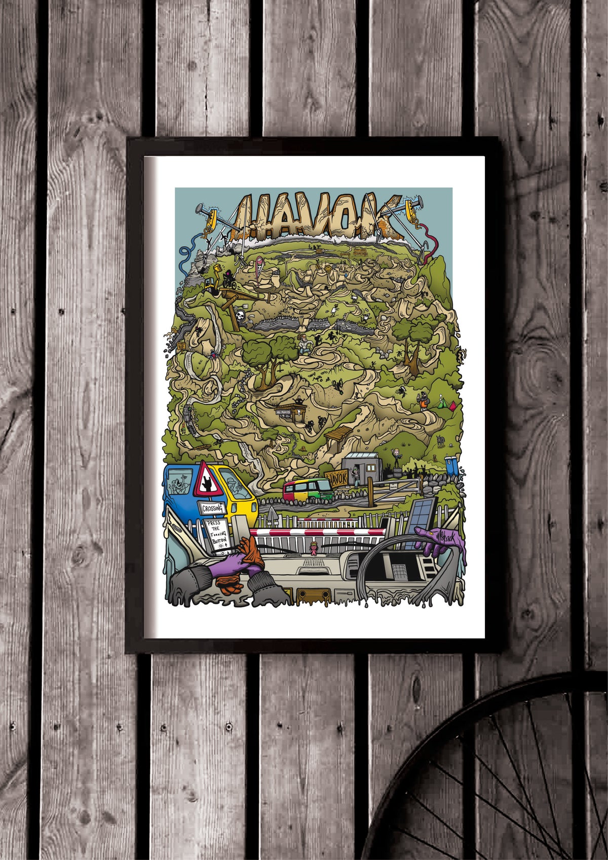 HAVOK BIKE PARK ART PRINT
