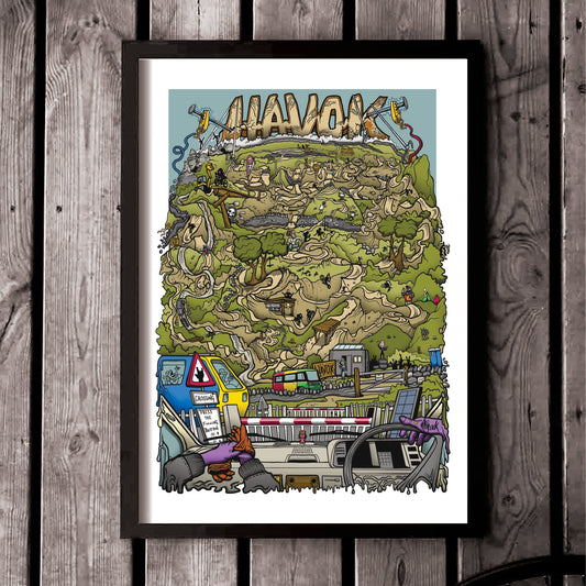 HAVOK BIKE PARK ART PRINT