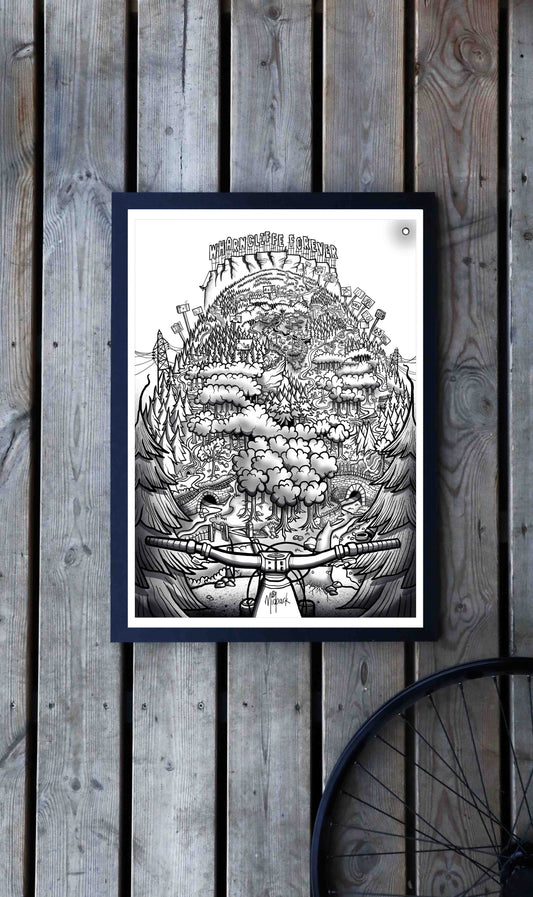 WHARNCLIFFE FOREVER - Sketch Art Print (unframed)