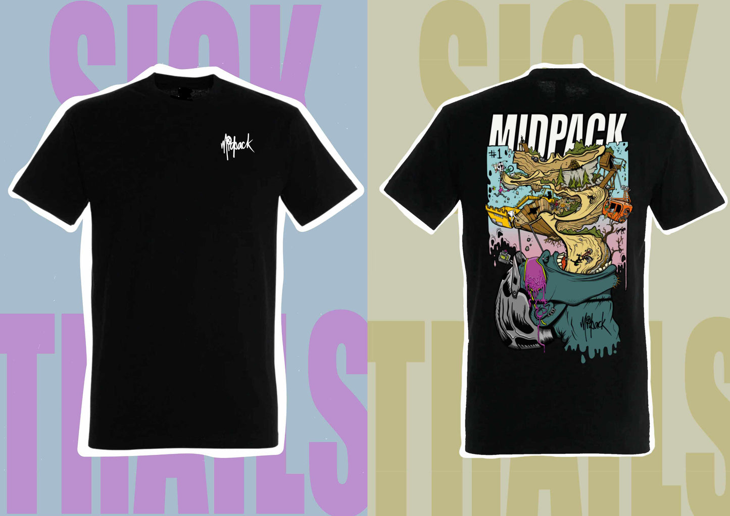 SICK TRAILS #1 - T SHIRT