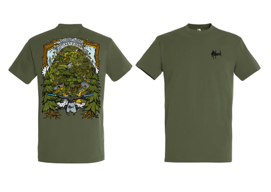 WHARNCLIFFE FOREVER T-SHIRT WOODLAND GREEN