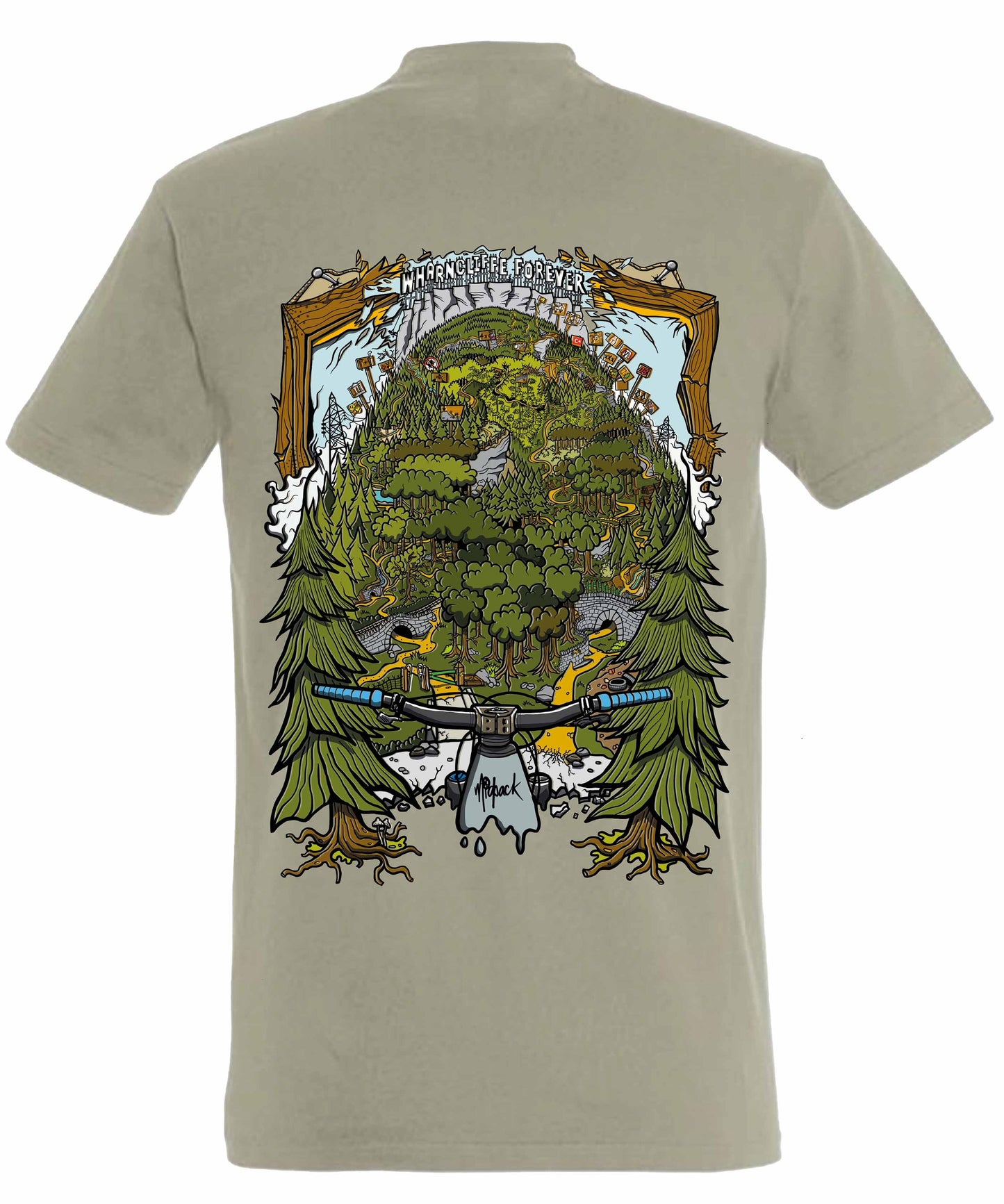 WHARNCLIFFE FOREVER T-SHIRT KHAKI GREEN